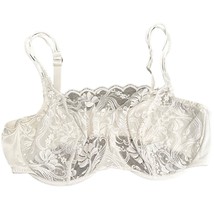 Glamorise #6520 Women&#39;s Bra Size 42C White Lace Underwire - £20.75 GBP