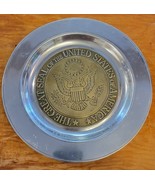 Vtg Wilton Armetale Great Seal United States America Pewter/Brass Charge... - $38.61