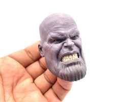 1/6 Scale Hot Toys MMS529 Avengers Endgame Thanos Figure - Angry Head Sc... - £55.94 GBP