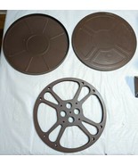 16mm Movie Film 1600’ 13.75” Goldberg Bros (GB) Reel Metal With Brown Case - £14.83 GBP