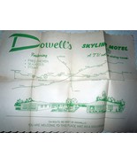 Vintage Dowell’s Skyline Motel Texas Paper Placement 1950s - $9.59 CAD