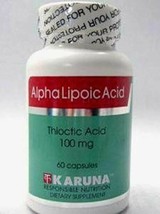 NEW Karuna Alpha Lipoic Acid Wheat Free Supplement 60 Capsules - £17.77 GBP