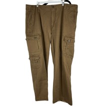 Iron Co. Men&#39;s Tan Cargo Pants Size 42X30 FLAW - £24.28 GBP