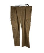 Iron Co. Men&#39;s Tan Cargo Pants Size 42X30 FLAW - £23.06 GBP