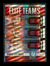 2007 Dr Elite Teams Triple Football Card #24 Green Johnson Gonzalez Chiefs Le - £7.78 GBP