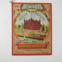 Dr. Kings Guide to Health Patent Medicine Almanac HE Bucklen &amp; Co Antique c 1888 - £78.65 GBP