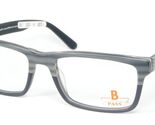 Nuevo PASS P404 490 Mate Gris/Negro Gafas Marco 53-18-140mm Alemania - $86.13