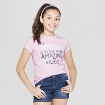 Cat &amp; Jack Girls Shirt, S (6/6X) - My mom gives the best hugs - New! - £9.49 GBP