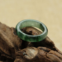 Natural Type A Icy Emerald Light Green Floating green Jadeite Ring (US 7... - $5,180.61 MXN