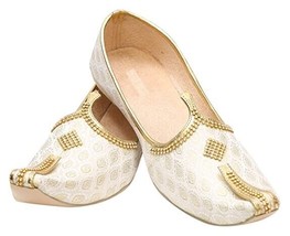 Herren Jutti Mojari Khussa Ethnisch Hochzeit Flache Schuhe US Size 8-12 ... - £25.79 GBP