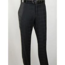 Men Suit BERLUSCONI Turkey 100% Italian Wool Super 180's 3pc Vested #Ber41 Black image 15