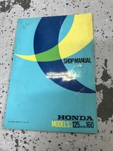 1971 1972 1973 HONDA CB125 CB160 Service Shop Repair Manual Factory OEM - $39.59