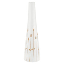 Flowering Meadow White 14-inch Mango Tree Wood Bottle-Shaped Vase - $24.99