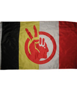 American Indian Movement Flag Native American Rights Protest 3X5 Ft Bann... - £36.65 GBP