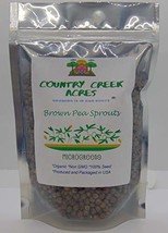 Brown Speckled Pea Sprouting Seed, Organic, Non GMO - 15 oz - Country Cr... - £9.96 GBP