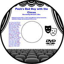 Peck&#39;s Bad Boy with the Circus 1938 DVD Movie Comedy Tommy Kelly Ann Gillis Edga - £3.94 GBP