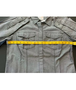 5.11 Tactical Women’s Gray Button-Up LS Fitted Shirt Front Pockets Size ... - £19.57 GBP