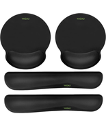 Premium Memory Foam Keyboard and Mouse Wrist Rest Pads Set- for Comforta... - $33.51