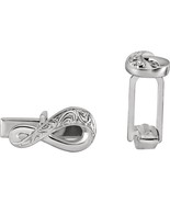 14K White Gold Infinity Cufflinks - $2,689.00