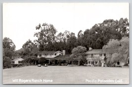 Will Rogers Ranch Home Pacific Palisades CA RPPC California Postcard V29 - £11.75 GBP