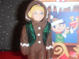 Christmas Holiday Gingerbread Outfit Costume for Loving Family Dollhouse... - £5.41 GBP