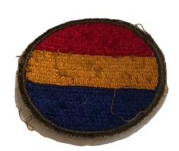 WWII US Army Replacement &amp; School Command SSI Shoulder Sleeve Patch Insi... - $46.30 MXN
