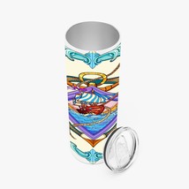 Insulated Stainless Steel Tumbler Drinkware  20oz or 30oz  Nautical - £13.01 GBP