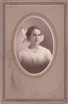 Alice L. Whitten Cabinet Photo of Pretty Teenage Girl #2 - Portland, Maine - £14.03 GBP