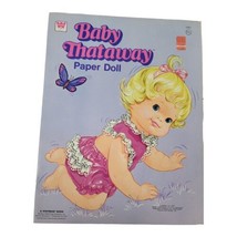 Vintage Baby Thataway Paper Doll CUT Whitman Original Mattel 1977 - $19.39