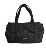Vera Bradley Classic Black Large Weekend Traveler Duffel Bag Quilted Mic... - £32.81 GBP