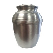 Small/Keepsake 90 Cubic Inch Pewter Calypso Funeral Cremation Urn for Ashes - £200.34 GBP