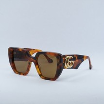 GUCCI GG0956S 007 Amber Havana/Brown 54-19-145 Sunglasses New Authentic - £232.97 GBP