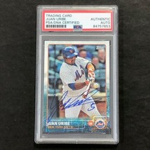 2015 Topps Update #US80 Juan Uribe Signed Card PSA Slabbed Auto Mets - £47.39 GBP