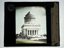 Vintage Color Glass Magic Lantern Slide “US Grants Tomb” - £25.36 GBP