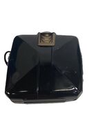 1980s Marc Levine Lacquered Black Hard Shell Bag W/ Strap - $34.65