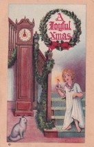 A Joyful Christmas Xmas 1920 Mountain Grove MO to Parker KS Postcard B33 - £2.37 GBP