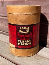 Old VTG ADAMS POWDERED SILK Cardboard Container Boone Iowa IA - $49.45