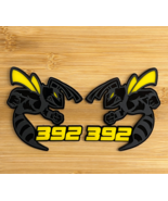 392 Hornet Badges Emblem BEE 2 Yellow Eye/wings BADGES Fender Angry  Agg... - €35,16 EUR