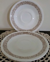 Corelle Corning Brand ~ Set of Two (2)~ Saucers ~ Replacements ~ Woodlan... - $30.00