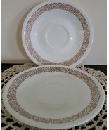 Corelle Corning Brand ~ Set of Two (2)~ Saucers ~ Replacements ~ Woodlan... - $42.10 CAD