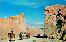 Postcard California Breakfast Canyon Horseback Tourists 5.5 x 3.5 Ins. - £3.91 GBP