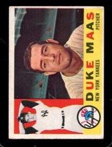 1960 Topps #421 Duke Maas Vg Yankees *NY11361 - £2.69 GBP