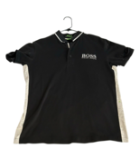 Hugo Boss Men&#39;s Paddy Pro Polo Shirt Moisture Manager Black Modern Fit M... - $893.58 MXN