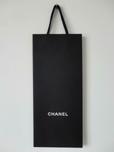 New CHANEL Black Paper Gift Shopping Gift Bag 18&quot; x 8&quot; x 2.25&quot; - £19.37 GBP