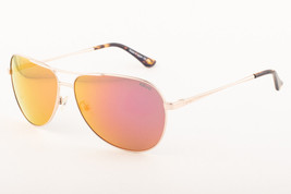 REVO RELAY Gold / Rose Mirrored Gray Polarized Sunglasses 1014 04 CH 59mm - £133.76 GBP