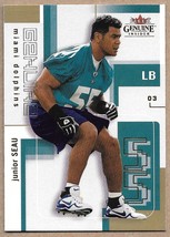 2003 Fleer Genuine Insider #13 Junior Seau Miami Dolphins - £1.48 GBP