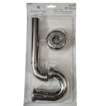 Signature Hardware 400877 1-1/4&quot; x 1-1/4&quot; PTrap w/High Box Flange -Polis... - $55.90