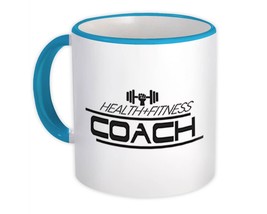 For Health Fitness Coach : Gift Mug Personal Trainer Gym Sport Weightlif... - £12.49 GBP