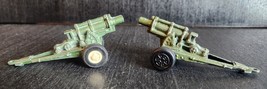 TOOTSIETOY HOWITZERS MODEL 1 AND 2 1970s VINTAGE DIECAST ORIGINAL 3.5&quot; USA - $295.35 MXN