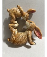 Charming Kissing Bunnies